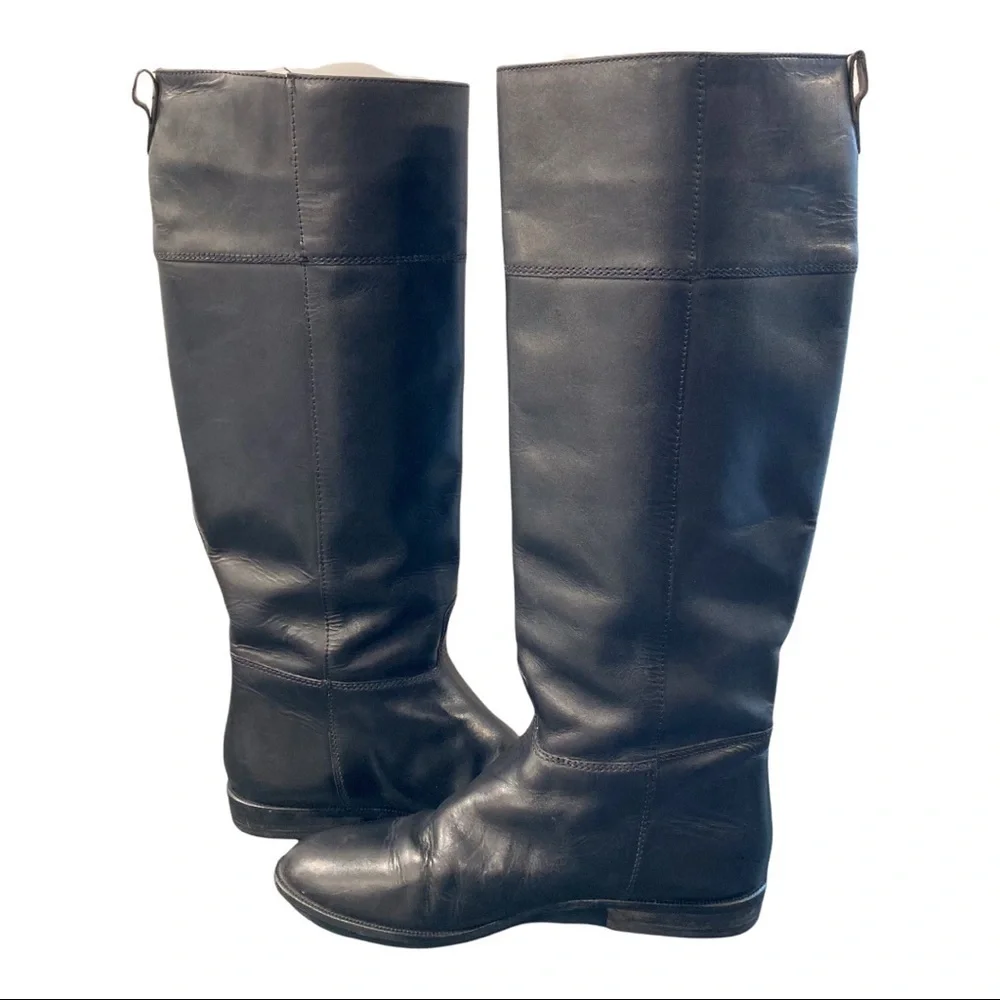 Calico sz 8 Blue Ribbon black leather riding boots